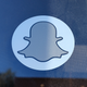Logo of Snapchat is seen at the front entrance new headquarters of Snapchat in 2013.